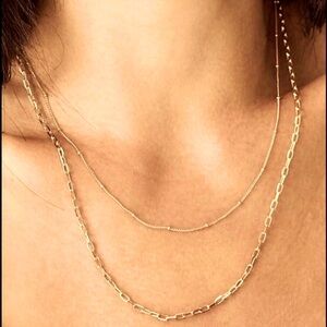 😍 🎉NWT! Brand “EACH” (2) Gold Necklaces 🎊